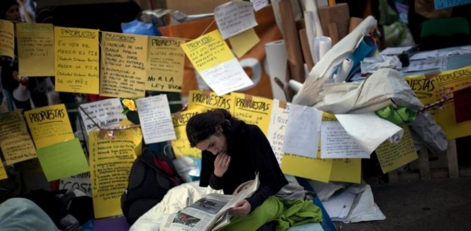 El veto de la Junta Electoral aumenta la presencia de 'indignados'