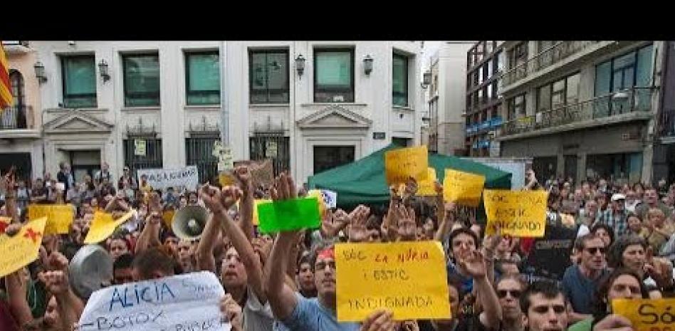 Incertidumbre sobre el levantamiento de la acampada de plaza Catalunya