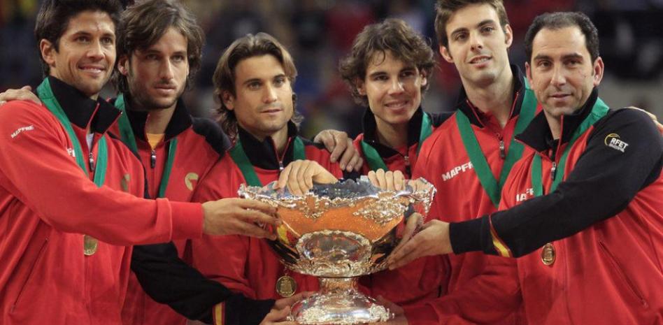 Los campeones de la Copa Davis se van de fiesta