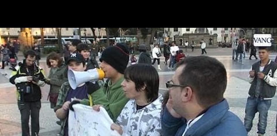 Pinchazo en la protesta contra el cierre de Megaupload