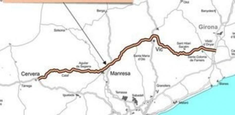 El Eix Transversal desdoblado se estrenará en enero