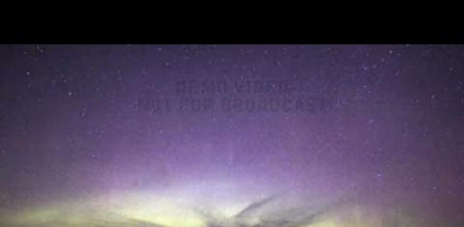 Una tormenta solar crea una espectacular aurora boreal