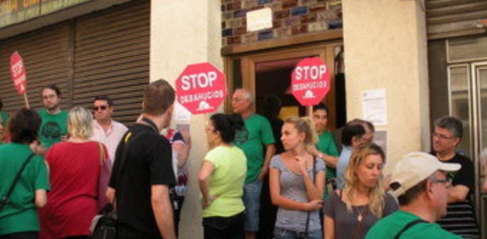 Apoyo a la dación en pago y otras medidas para frenar el desahucio de las familias