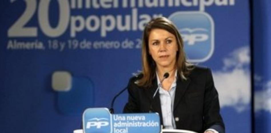 Cospedal niega que se hayan cobrado sobresueldos en dinero negro en el PP