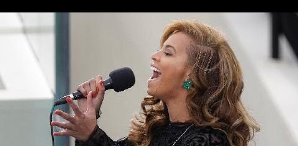 Beyoncé cantó el himno de EE.UU. en 'playback', según 'The Times'
