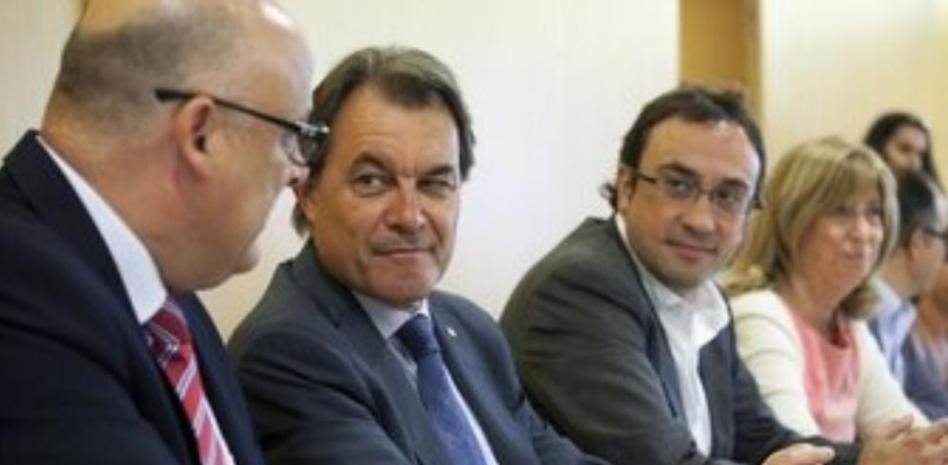 CDC envía a sus principales dirigentes a la Via Catalana