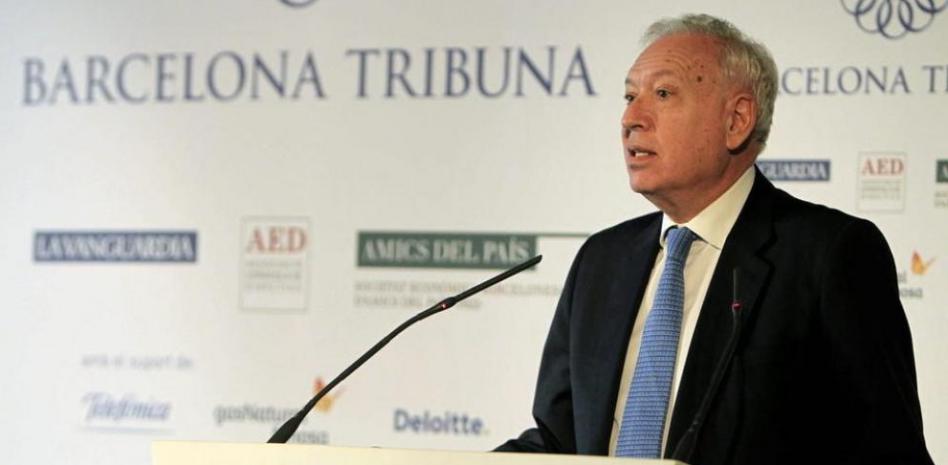 La cuestión catalana se resolverá "parlant", según el ministro Margallo