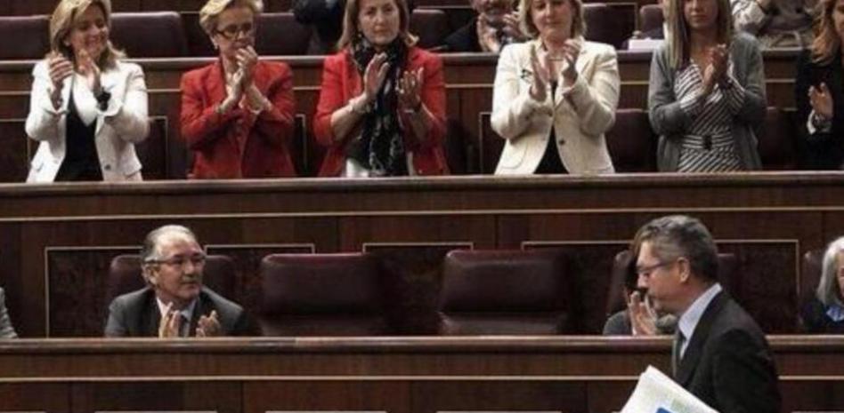 La reforma del aborto de Gallardón supera la prueba de la votación secreta en el Congreso
