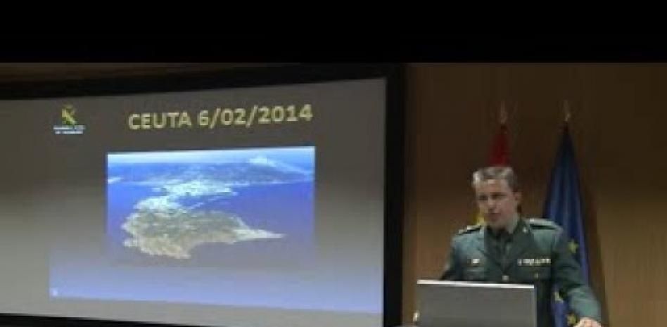 El Ministerio de Interior publica en su web los vídeos de la tragedia de Ceuta