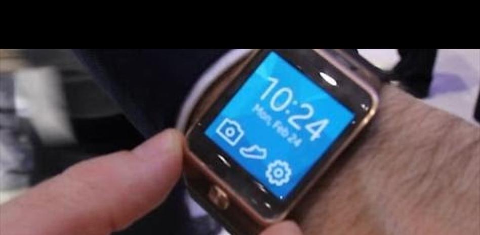 Así luce en la muñeca el Galaxy Gear 2