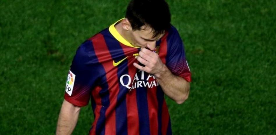 Messi, desaparecido ante el Real Madrid