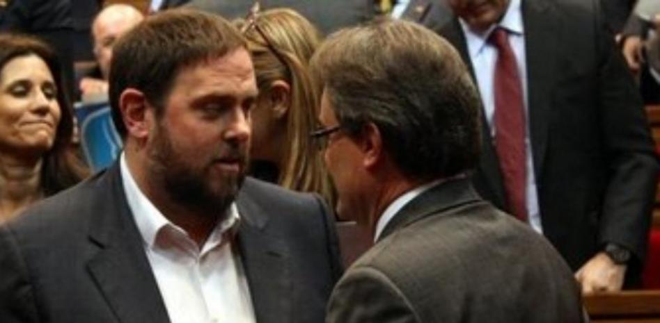 Mas se muestra "decepcionado" por la actitud de ERC con el caso Pujol