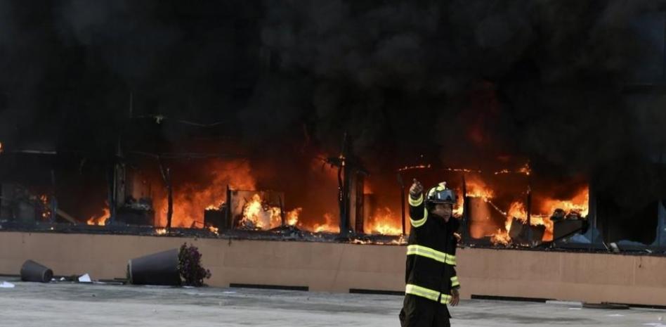 Actos violentos en el estado de Guerrero por la muerte de estudiantes