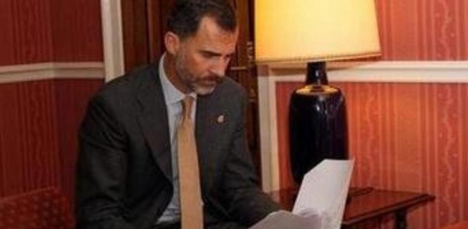 El Rey prepara su último discurso de Príncipe