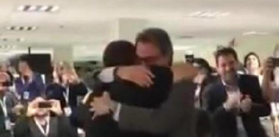 Artur Mas y David Fernàndez muestran la unidad en el 9N