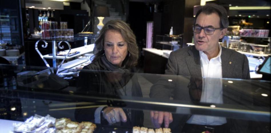 Mas se rodeó de su familia en la Generalitat durante el 9N