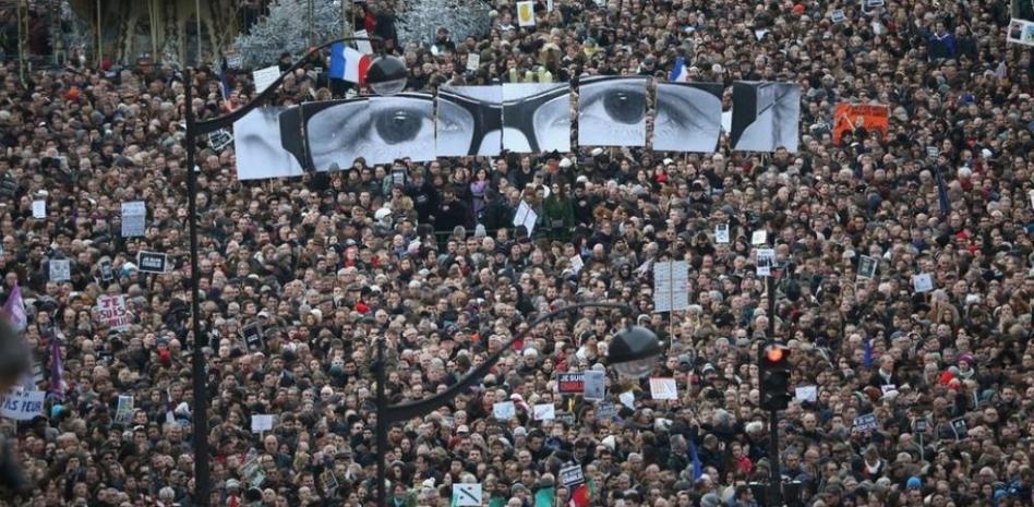 Más de un millón de franceses se unen para rechazar el terrorismo yihadista