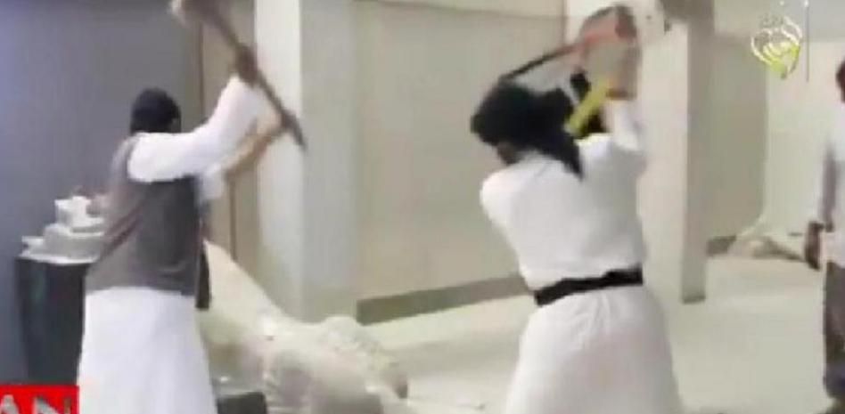 El Estado Islámico destruye decenas de piezas del siglo VIII a.C. del Museo de Mosul