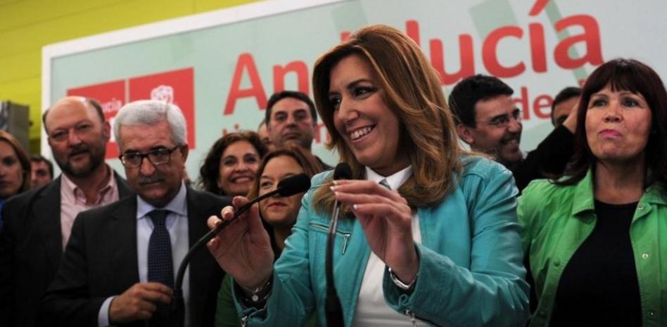 Susana Díaz logra una victoria clara y Podemos y C's irrumpen