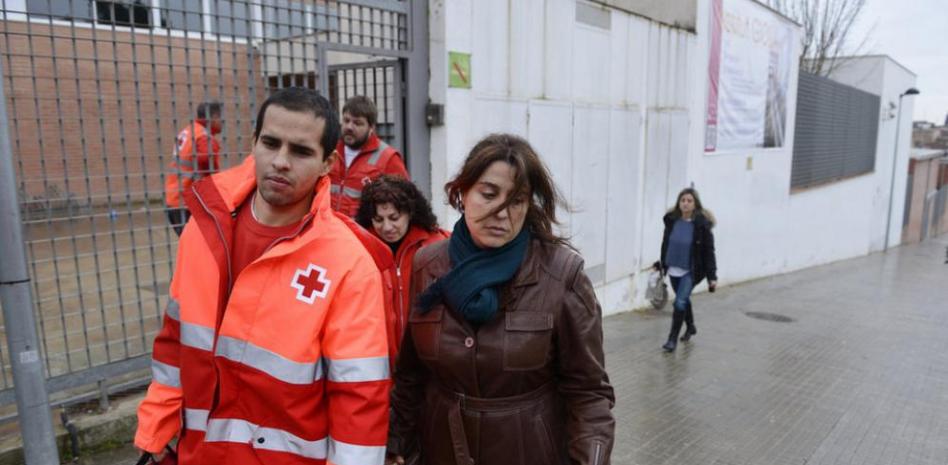 Estudiantes alemanes de intercambio en Llinars del Vallès, en el avión siniestrado