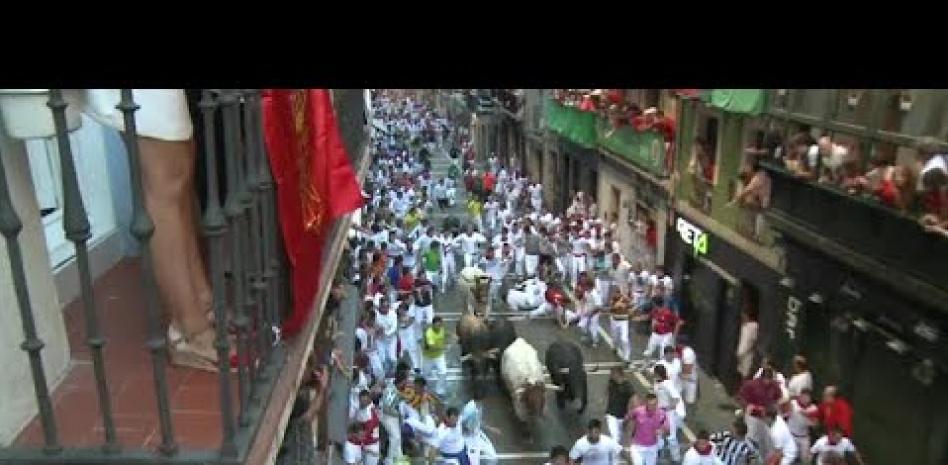 San Fermín 2015: Un peligroso séptimo encierro deja al menos dos heridos por asta