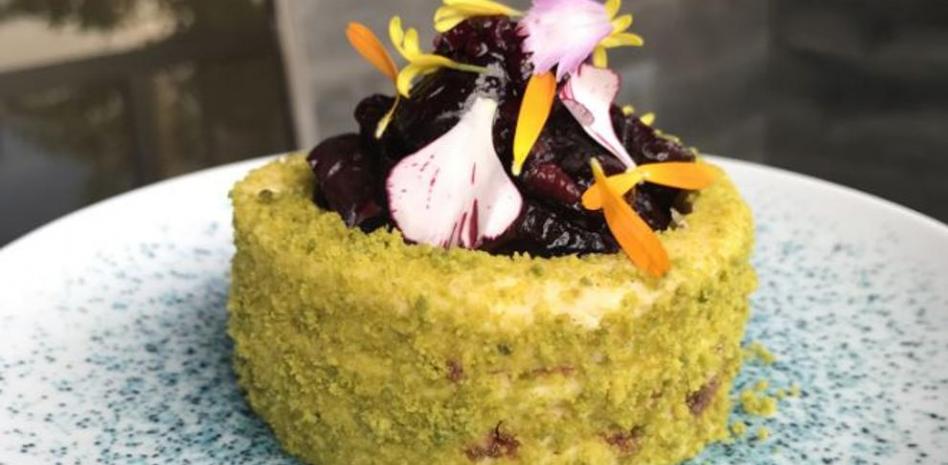 Cómo hacer esta original tarta de queso de cabra