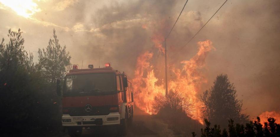 Vídeo: Las imágenes de los incendios en Grecia 