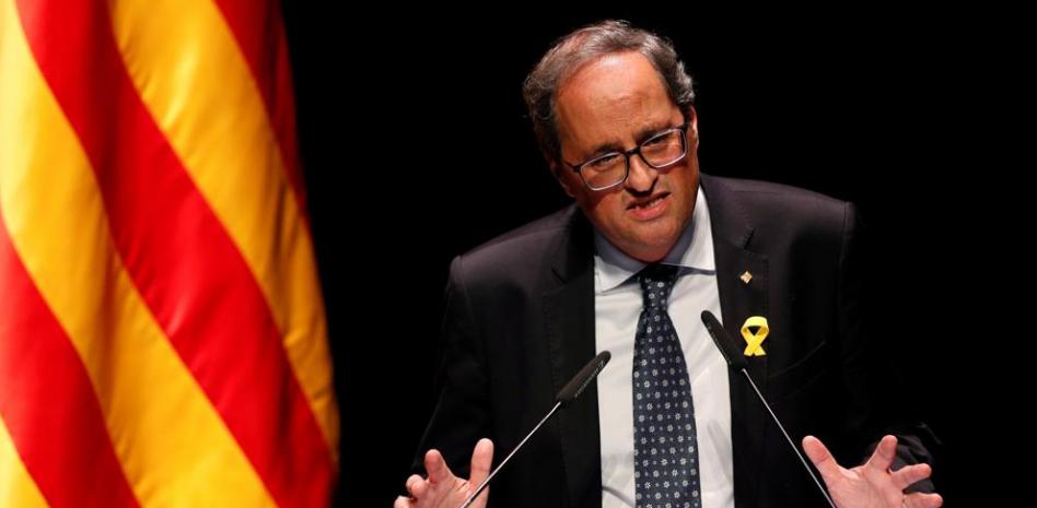 Torra marca una nueva hoja de ruta soberanista para Catalunya