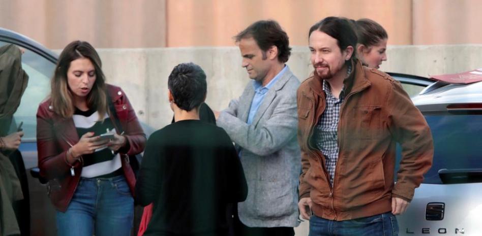 Pablo Iglesias visita a Oriol Junqueas en la cárcel de Lledoners