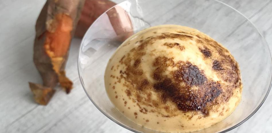 Aprende a preparar una sencilla y riquísima espuma de boniato