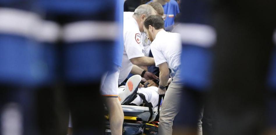 La escalofriante caída de Nerlens Noel en el Thunder - Timberwolves