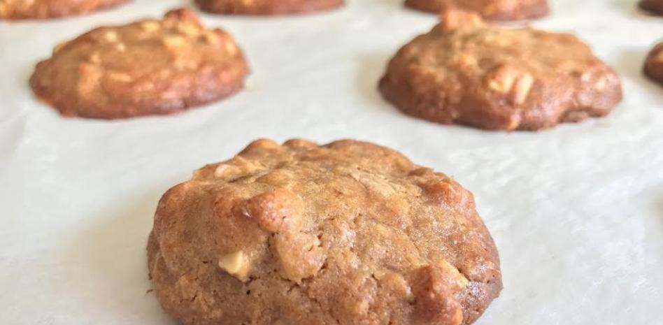 Aprende a preparar unas riquísimas cookies de chocolate y nueces
