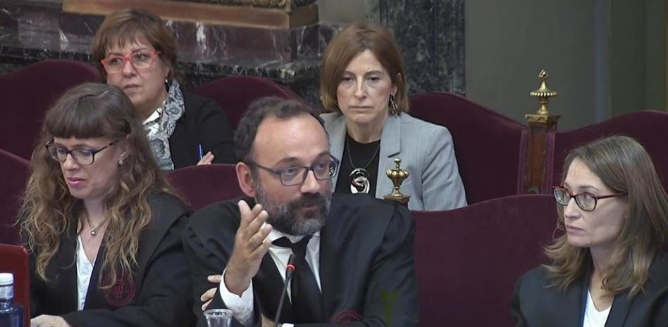 Así ha sido la bronca del juez Marchena al abogado Benet Salellas