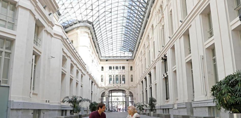 Carmena recibe a Federer