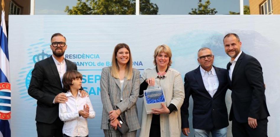 Bautizada la residencia Josep Manel Casanova del Espanyol