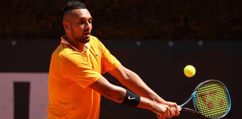 Kyrgios la vuelve a liar y es expulsado del Masters 1.000 de Roma