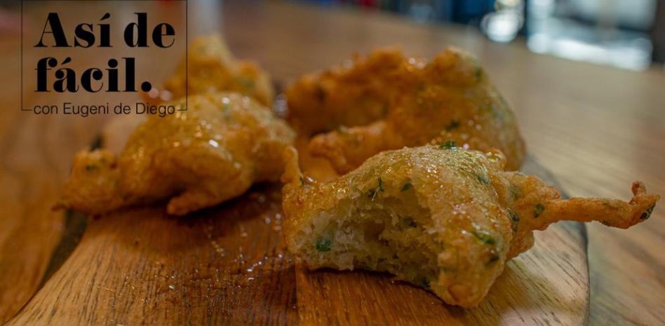 Preparar estos sabrosos buñuelos de bacalao es ‘Así de fácil’