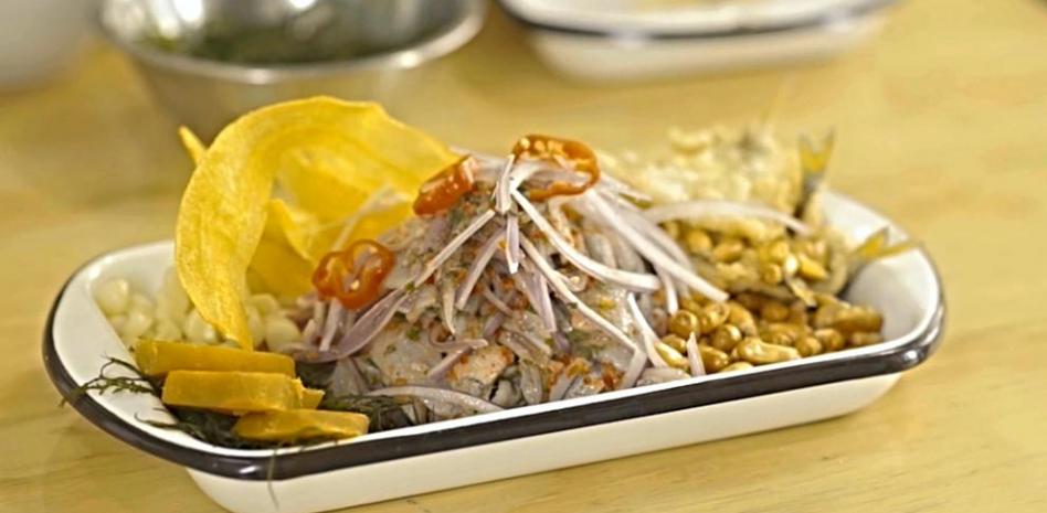 El ceviche con boquerones del chef Gastón Acurio