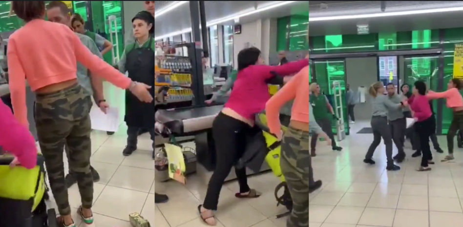 Agresión a empleados del Mercadona por parte de una mujer