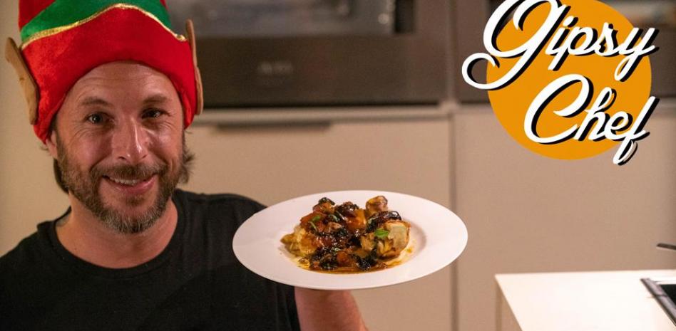 La receta de pollo navideño más alucinante de Gipsy Chef