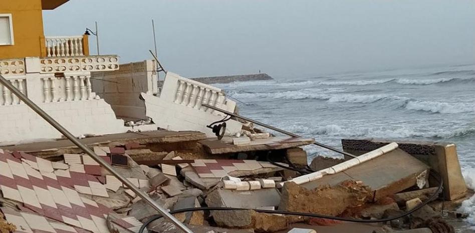 Gloria también ha destrozado las playas en el Levante