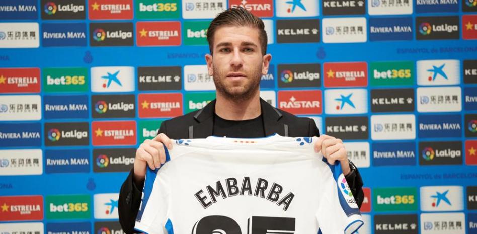 Embarba: “Tengo unas ganas increíbles de vestir la camiseta del Espanyol”