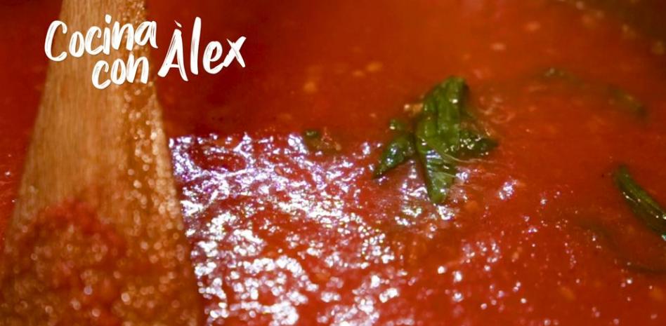 ‘Cocina con Àlex’ la mejor salsa de tomate del mundo