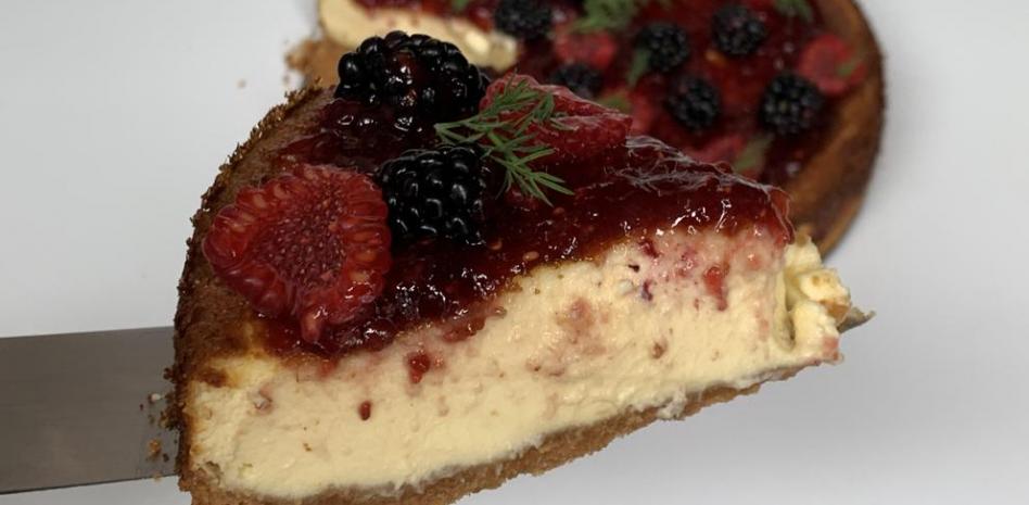 La receta más deliciosa de cheesecake de queso de cabra