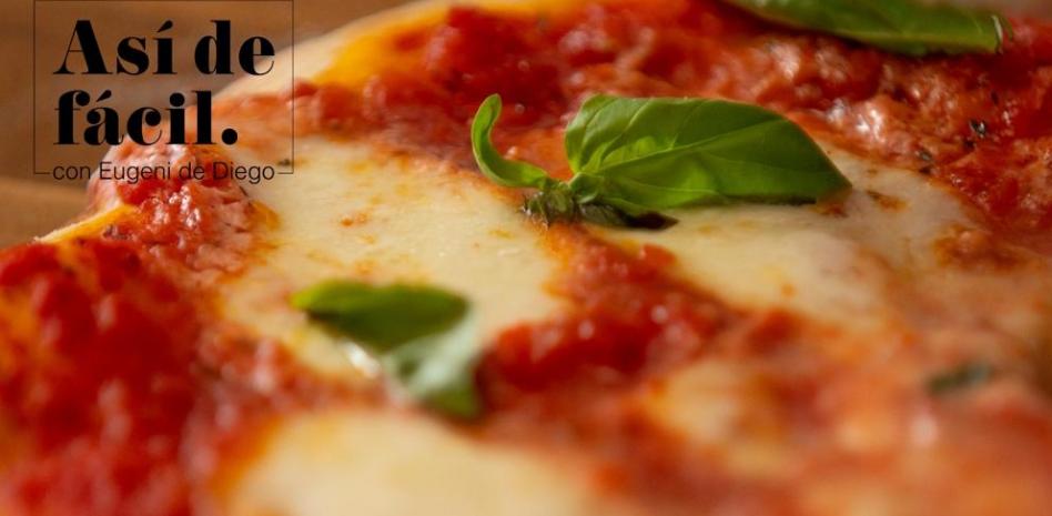 Pizza margarita: preparar esta receta es ‘Así de fácil’