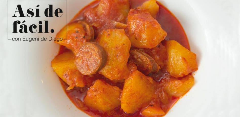 Preparar estas sencillas patatas a La Riojana es ‘Así de fácil’