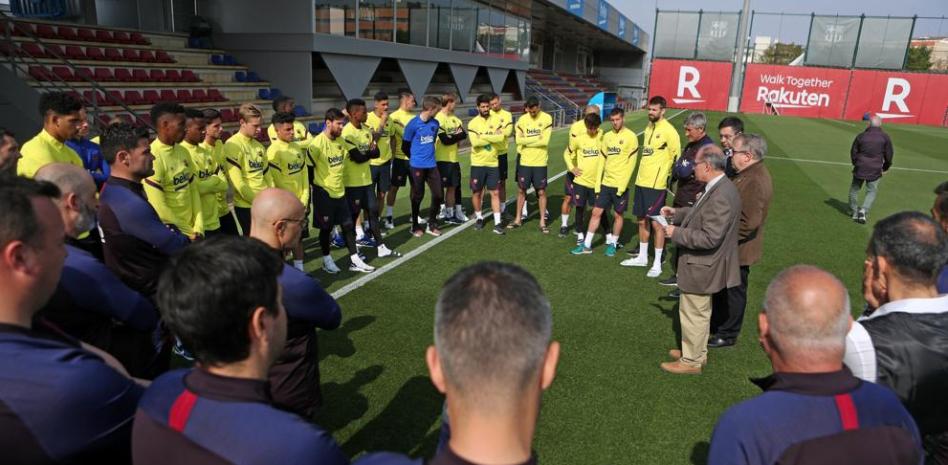 El primer equipo del Barça para su actividad hasta nueva orden