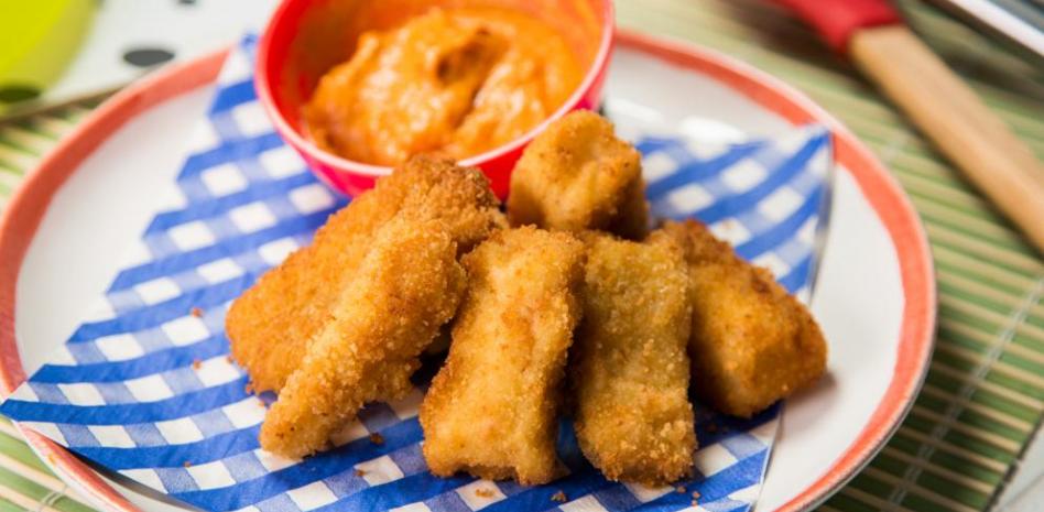 Palitos de pescado caseros para preparar con los niños