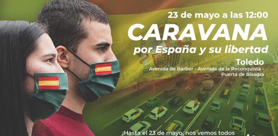 Distintas regiones en España se manifiestan este sábado en la ‘Caravana por la libertad’ de Vox