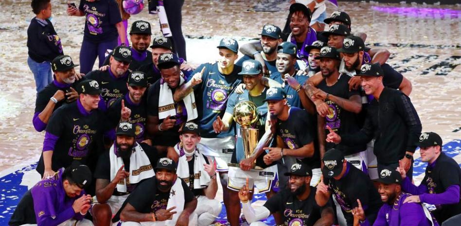Así ha sido la celebración del título de la NBA por parte de Los Angeles Lakers